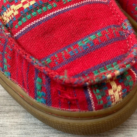 Sanuk CABRIO PONCHO Sidewalk Surfers Red Women's 8 - Picture 10 of 11